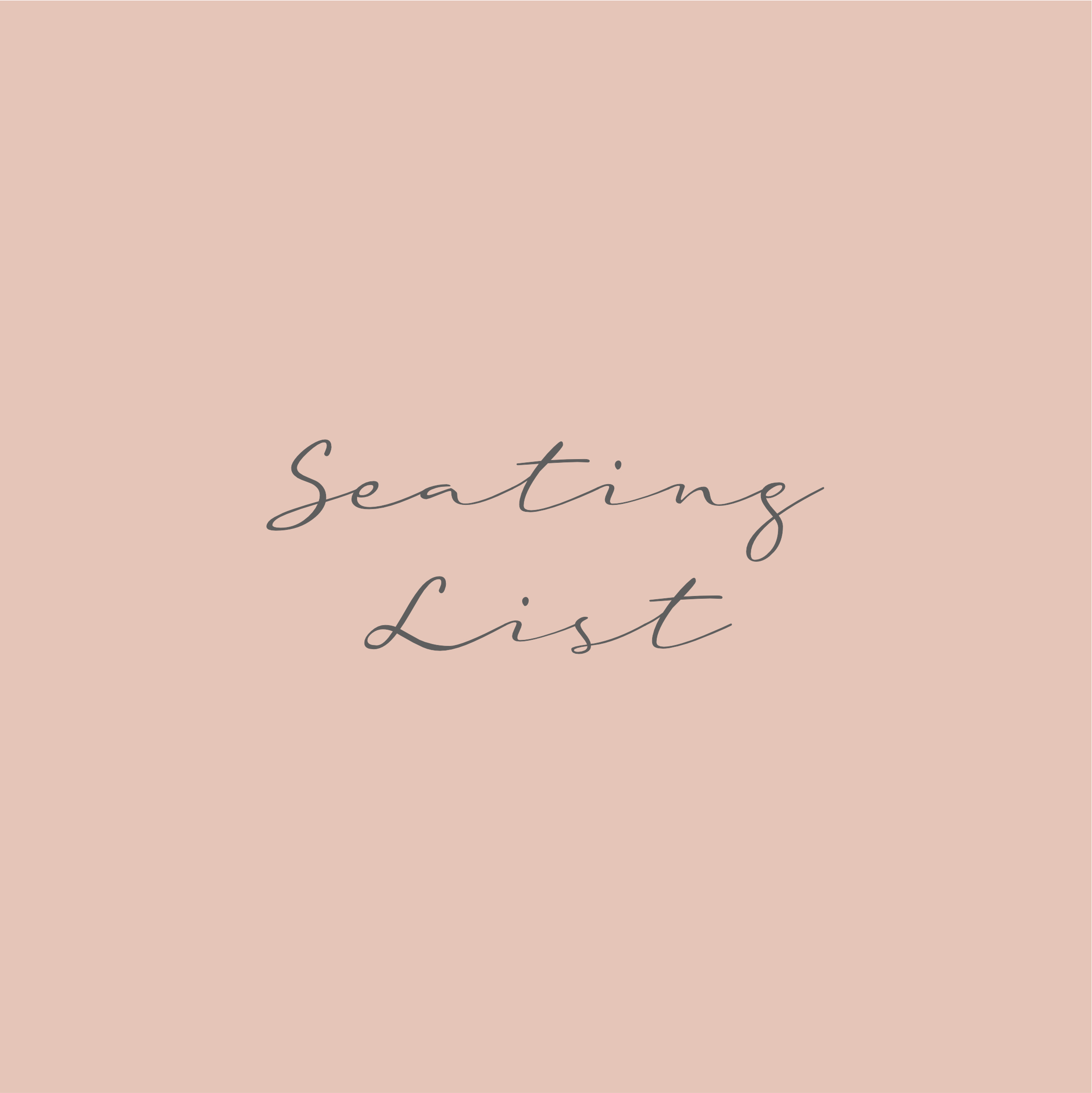 席次表：seatinglist