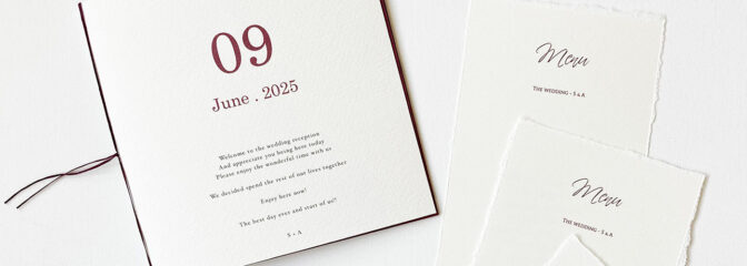 ふたり”らしさ”が光るこだわりのペーパーアイテム 特集