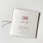 席次表・プロフィールブック