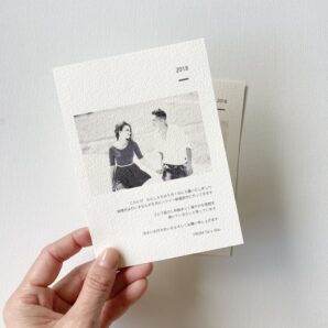post cards：結婚報告葉書