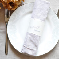 napkin ring：ナフキンリング　席札・メニュー