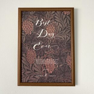 Morris brown：ウィリアムモリスのウェルカムボード