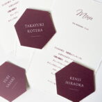 席札・メニュー表