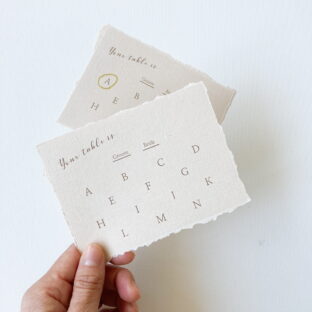 escort cards:エスコートカード