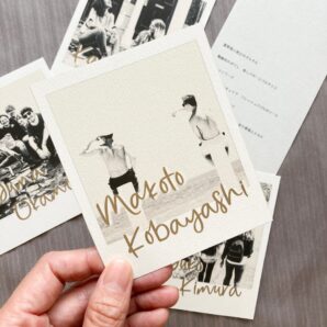 placecard＋photo：フォト席札