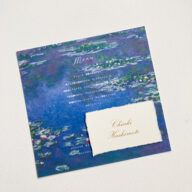 monet：モネのメニューカード