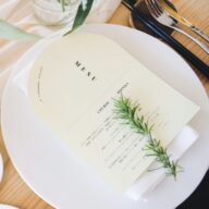 arch：アーチのメニューカード