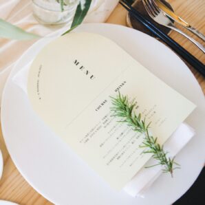 arch：アーチのメニューカード