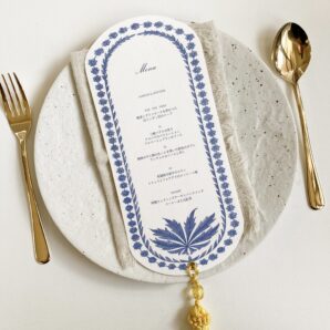 damask：メニューカード