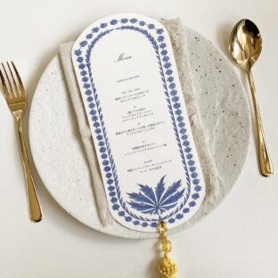 damask:メニューカード