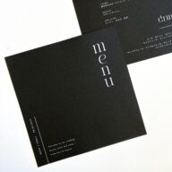 square：メニューカード