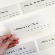 sheer：カード席札