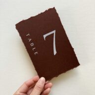 table no.：テーブルナンバー（特殊印刷）