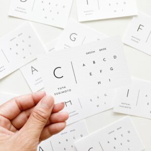 escort cards＋：エスコートカード・ネーム