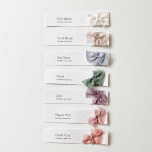 silk&cotton ribbon+:シルク・コットンリボン仕上げ(オプション)
