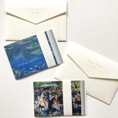 美術館からのDMのよう？！絵画を添えた【アートな招待状】