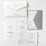 white gray：招待状