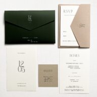 green beige：招待状