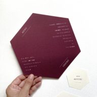 hexagon：メニューカード