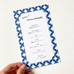 ポップな席札・メニュー表