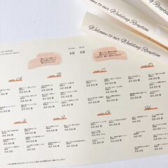 席次表のゲスト紹介【肩書き＆キャッチフレーズ】の素敵アイデアを公開♪