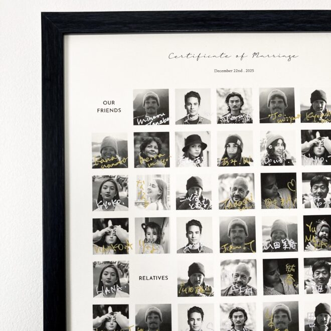 参加型結婚証明書