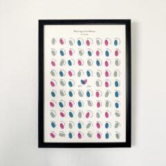 stamp certificate：参加型結婚証明書