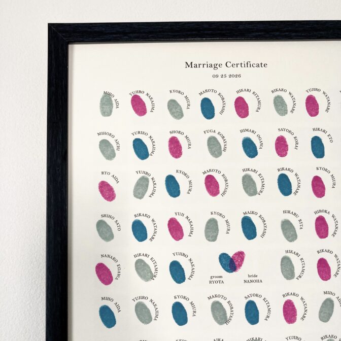 参加型結婚証明書