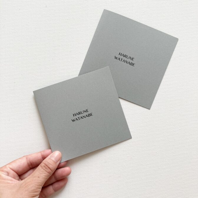 席札　ミニプロフィールブック