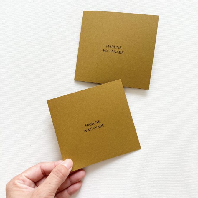 席札　ミニプロフィールブック