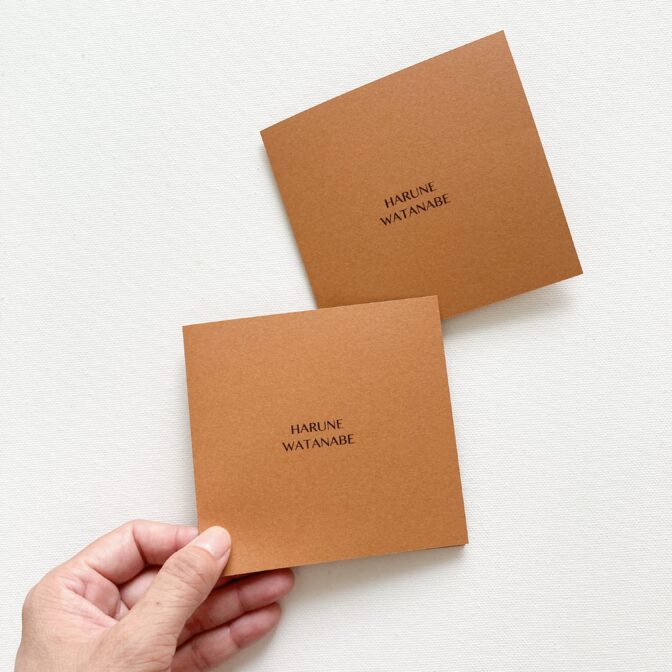 席札　ミニプロフィールブック