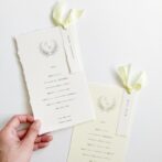 席札・メニュー表一体型