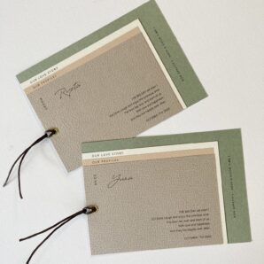 placecard＋menu＋：席札・メニュー・プロフィール etc