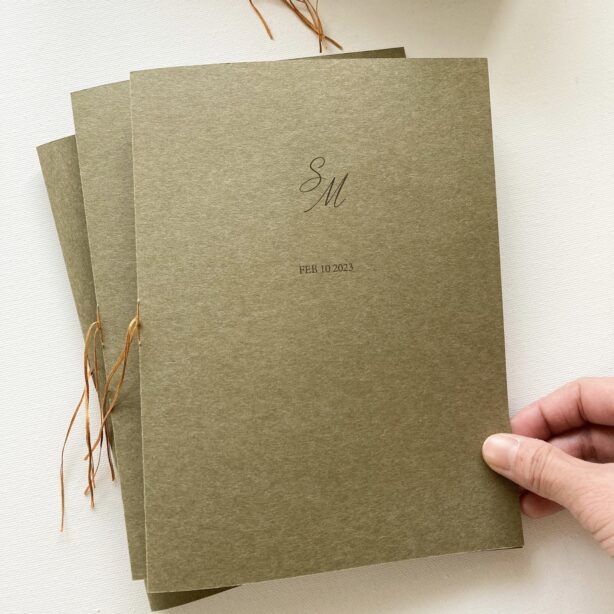 book：席次表・プロフィールブック