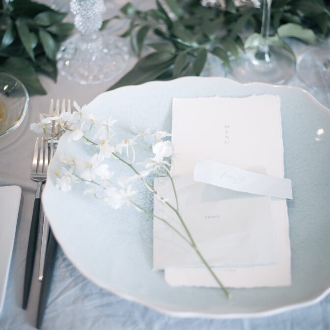 席札　メニュー　プロフィール