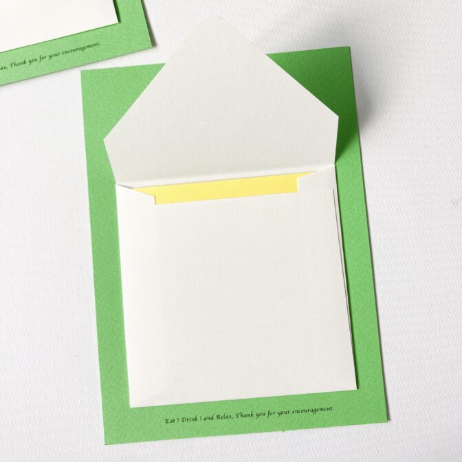 席札　メニュー　一体型