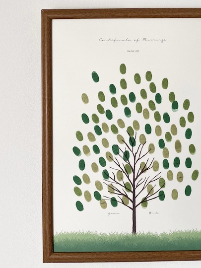 参加型結婚証明書ウェディングツリー