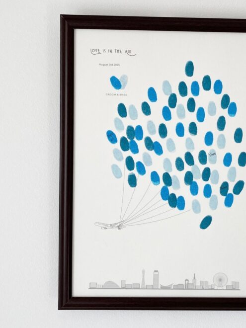 参加型結婚証明書バルーン