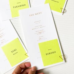 夏の結婚式にぴったりなペーパーアイテム特集